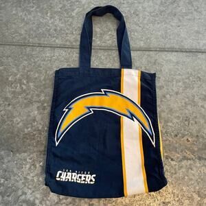 Vintage San Diego Chargers Tote Bag Cotton Small 90s Y2K NFL
